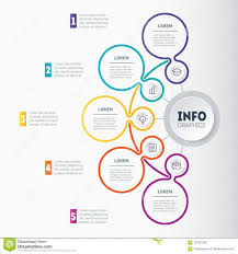 vector dynamic infographics or mind map of technology or