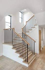 20 Ideas For Farmhouse Stairs Railing Diy House Staircase Home Stairs Design House Stairs