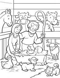 Hang around with this mischievous monkey blast off into outer space to explore new frontiers. Free Printable Nativity Coloring Pages For Kids Cute Nativity Coloring Pages With Animals Dibujo Para Imprimir