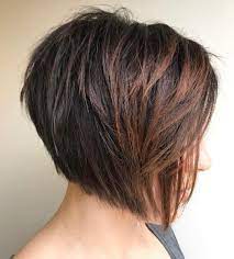 Choppy Inverted Jaw Length Bob Short Hairstyles For Thick Hair Haircut For Thick Hair Bob Hairstyles For Thick