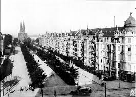 Berlin Kreuzberg Fontanepromenade With Melanchthon Kirche In The Distance 1911 Berlin East Berlin Paris Skyline