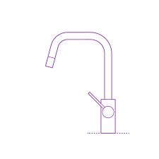Kitchen Faucets Dimensions Drawings Dimensions Guide