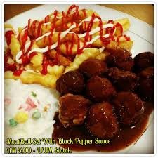 Cara sediakan rempah perap daging kambing bakar black pepper. Meatball Set Black Pepper Sauce Rm 5 Uum Home Facebook