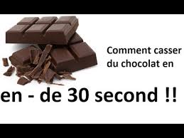 Comment Casser Du Chocolat En De 30 S Tutoriel Youtube