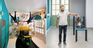 1960s child's pink metal kitchen set museum of illusions delhi. Museum Of Illusions Open In Cp Delhi So Delhi