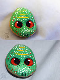 Learn how to paint animals on rocks with these step by step video tutorials. Painted Rocks Frog But Not Really By Dreamsverse On Deviantart