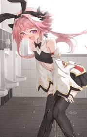Rule 34 - 1boy :3 @ @ Absurd Res Animal Ears Armor Astolfo (fate) Astolfo  (saber) (fate) Bare Shoulders Bathroom Black Bow Black Skirt Black  Thighhighs Blush Bow Bowtie Crop Top Detached
