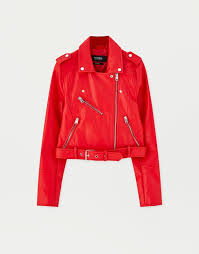 Blouson Biker Similicuir Pull Bear Jacken Bikerjacke Tuch