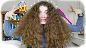 Your hair is so pretty, i wish i had curly hair ! it's meant to be a compliment, but curly girls know that having a good curly hair day is so much harder than it looks. What It Looks Like To Brush Out Thick Curly Hair Youtube