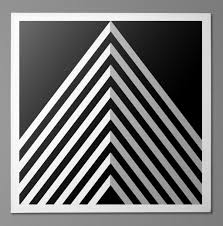A Black And White Design For A Black And White Competition Symmetrical Balance Design Graphique Geometric