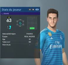 Tutto quello che devi sapere sulle nuove. Pes 2019 Faces Luca Zidane By Tiitoo Soccerfandom Com Free Pes Patch And Fifa Updates