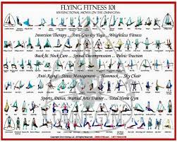 Aerial Yoga Chart Aerial Yoga Poses Aerial Yoga Yoga Swing Poses