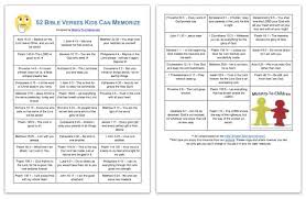52 Simple Bible Verses For Kids Easy To Memorize Printable Pdf