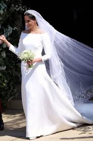 That said, cosmopolitan's uk edition pointed out that the gown, with its bejeweled belt, is actually somewhat similar to the dress duchess kate wore to her wedding reception back in 2011. Simple Wedding Dresses Inspired By Meghan Markle Belle The Magazine