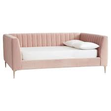 Avalon Blush Velvet Channel Tufted Daybed With our vast collection of daybeds, the ideal piece for your living room is only a few clicks away. avalon blush velvet channel tufted daybed