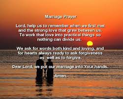 Wedding Prayer Wedding Prayer Prayer For The Sick Marriage Prayer