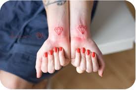 Our website provides the visitors with some great red diamond tattoo. And Some Diamonds With My Compass And Swallows Ruby Tattoo Diamond Tattoos Tattoos