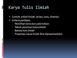 Deskripsi karya ilmiah merupakan karya tulis yang berisi informasi tentang fenomena atau peristiwa yang terjadi. Materi 1 Karya Ilmiah Dan Penelitian Ppt Download