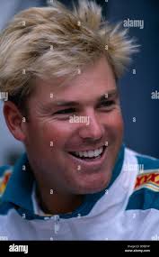 SPORT Ball Games Cricket Portrait of Australian cricketer Shane Warne Stock  Photo