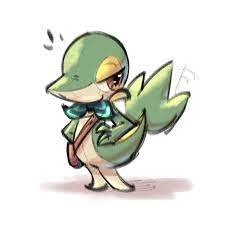 AdvosArt — I got bored so I coloured the snivy from the...