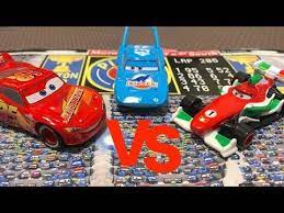 Race Lightning Mcqueen Vs King Vs Francesco Bernoulli Disney Pixar Cars Youtube Disney Cars
