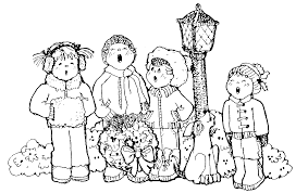 Mormon Share Carolers Christmas Stamps Carole Digi Stamps