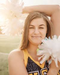 Only 4 months til graduation 💙🤍💛 #seniorsunday