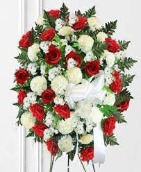 View upcoming funeral services, obituaries, and funeral flowers for burnett & white funeral home in red hook, new york. Red White Sympathy Spray Avas Flowers