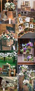 Vintage Rustic Wedding Decoration Ideas With Wooden Crates Weddingideasboda Weddingideasdream Wood Themed Wedding Rustic Country Wedding Rustic Wedding Decor