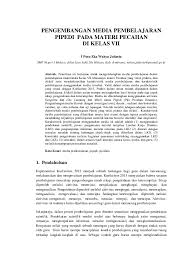 Pendekatan matematika realistik 30 6. Pdf Pengembangan Media Pembelajaran Eksploratif Untuk Materi Pecahan Putu Eka Academia Edu