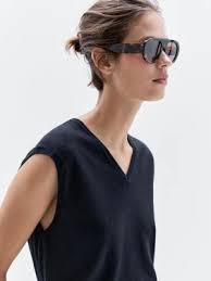 Somethingnew Krótka Kamizelka Jeansowa Snemily blau