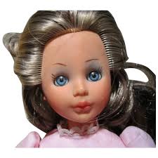 Vintage 1965 Italocremona Italy fashion doll Corinne, streaked grey gray  hair , IC For Sale