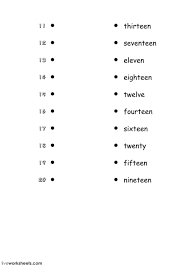Numbers Interactive And Downloadable Worksheet You Can Do The Exercises Online Or Download The Worksheet Worksheets English As A Second Language Learning Math