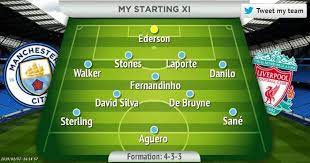 Manchester city vs chelsea preview: How Man City Should Line Up Against Liverpool In The Premier League Manchester Evening News