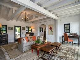 This spanish style home features handmade saltillo terracotta floor tile and painted talavera mexican tiles. Stunning Spanish Style Hacienda Ranch In Ojai