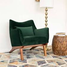 Free shipping* more like this more options. Pin By Amber Cooper Allen On 1000 W Washington In 2021 Green Accent Chair Green Velvet Accent Chair Mid Century Modern Decor