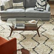 The soft, plain lines of the two shelves enhance the peculiarity of. Walnut Coffee Table