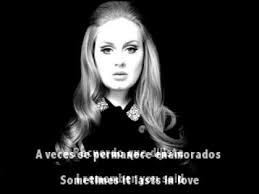 Adele Someone Like You Espanol English Lyrics Youtube