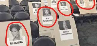 Grammys Seating Plan 2018 Who Are All The Biggest Stars