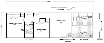 Kitchen will have a stove, refridge and a dinette. Single Wide Mobile Homes Factory Expo Home Centers