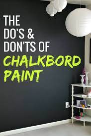 Chalkboard Paint Do S And Don Ts How To Make A Design Statement Chalkboard Wall Chalkboard Paint Kitchen Chalkboard