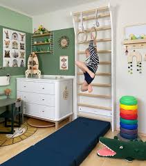 Das Highlight Unseres Kinderzimmers Ist Diese Tolle Sprossenwand Kinderzimmer Kidsroom Kinder Zimmer Ideen Kinder Zimmer Kleinkind Zimmer