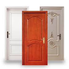 It's a wood door with frosted glass slats, similar to this.if my roommates are cooking, talking, playing music/tv, etc. China Customized Sound Proof Wood Doors Modern House Hotel Interior Room Hdf Composite Wooden Door Design China Solid Wooden Door Bedroom Wood Door