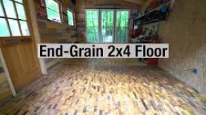 You can use 2×4 for deck joists, but only if the span is under 5'5. End Grain 2x4 Floor Timelapse Youtube