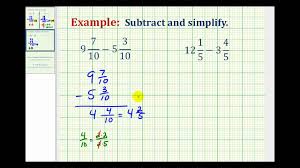 Ixl is easy online learning designed for busy parents. Ex Subtract Mixed Numbers With Like Denominators Youtube