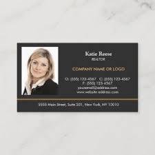 This keller williams card provides a simple, black backdrop for the business name and realtor details. Real Estate Business Cards Zazzle