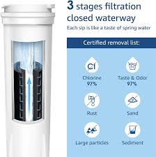 Gently pull on both ends to ensure it is locked. Buy Waterdrop 836848 Fridge Water Filter Compatible With Fisher Paykel 836848 836860 E404brxfdu E522brxfdu Ps2067635 Amana Maytag Admiral Clean N Clear 67003662 Ro185014 Ro185011 Wf60 C2 1 Online In Germany B08f713tdf