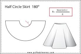 Circle Skirt Construction Calculating The Radius Knowing Your Waist Girth Circle Skirt Diy Circle Skirt Circle Skirt Pattern Diy