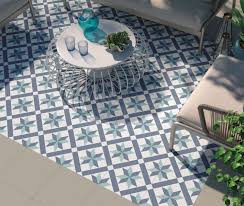 Elida ceramica blue multicolor uniform squares mosaic. Nordic Blue Pattern Wall And Floor Tile 333x333mm Luxury Tiles