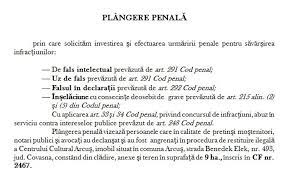 Un avocat plangere penala inselaciune, cunoaste ca dimensiunile sociale au fost generate inca din cele mai vechi timpuri de relatiile de natura contractuala, acestea cunoscand un evident nivel de cizelare si operativitate in favoarea cetatenilor. Plangere PenalÄƒ Centrul Cultural Arcus